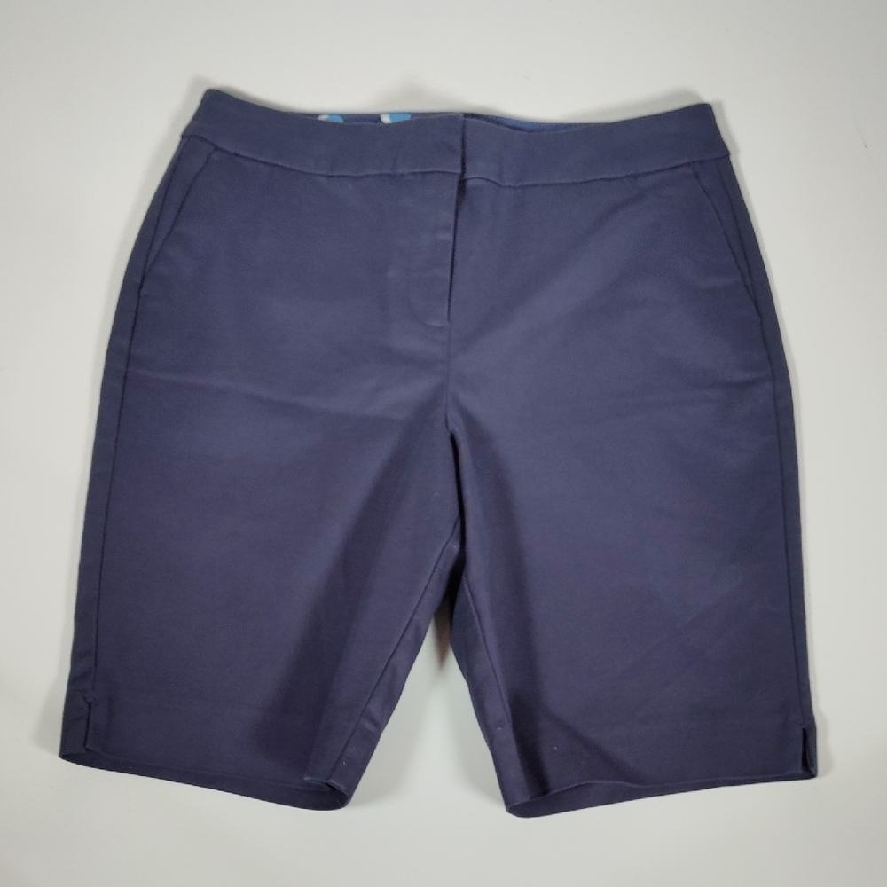 NWT Boden‎ navy blue Richmond chino shorts 9" inseam sz 4
